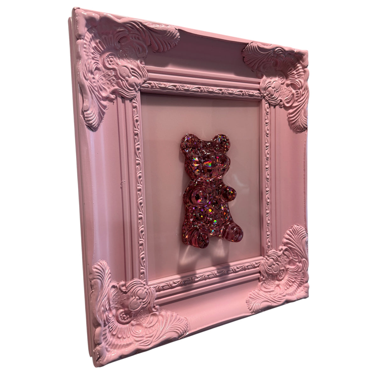 MONOCHROME MUSE — Pink Resin Gummy Bear Wall Art