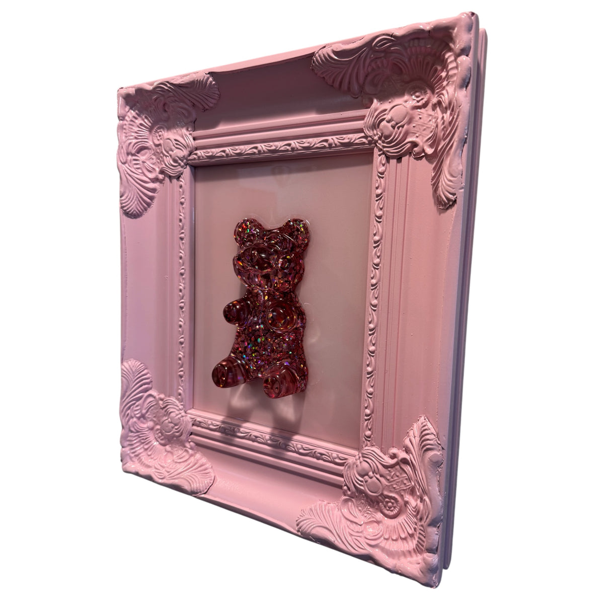 MONOCHROME MUSE — Pink Resin Gummy Bear Wall Art