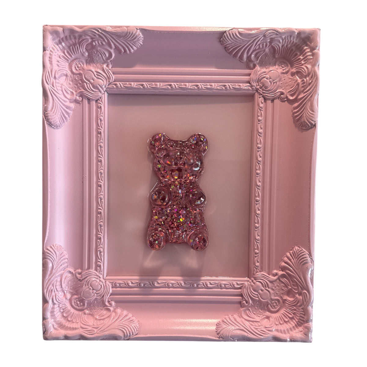 MONOCHROME MUSE — Pink Resin Gummy Bear Wall Art