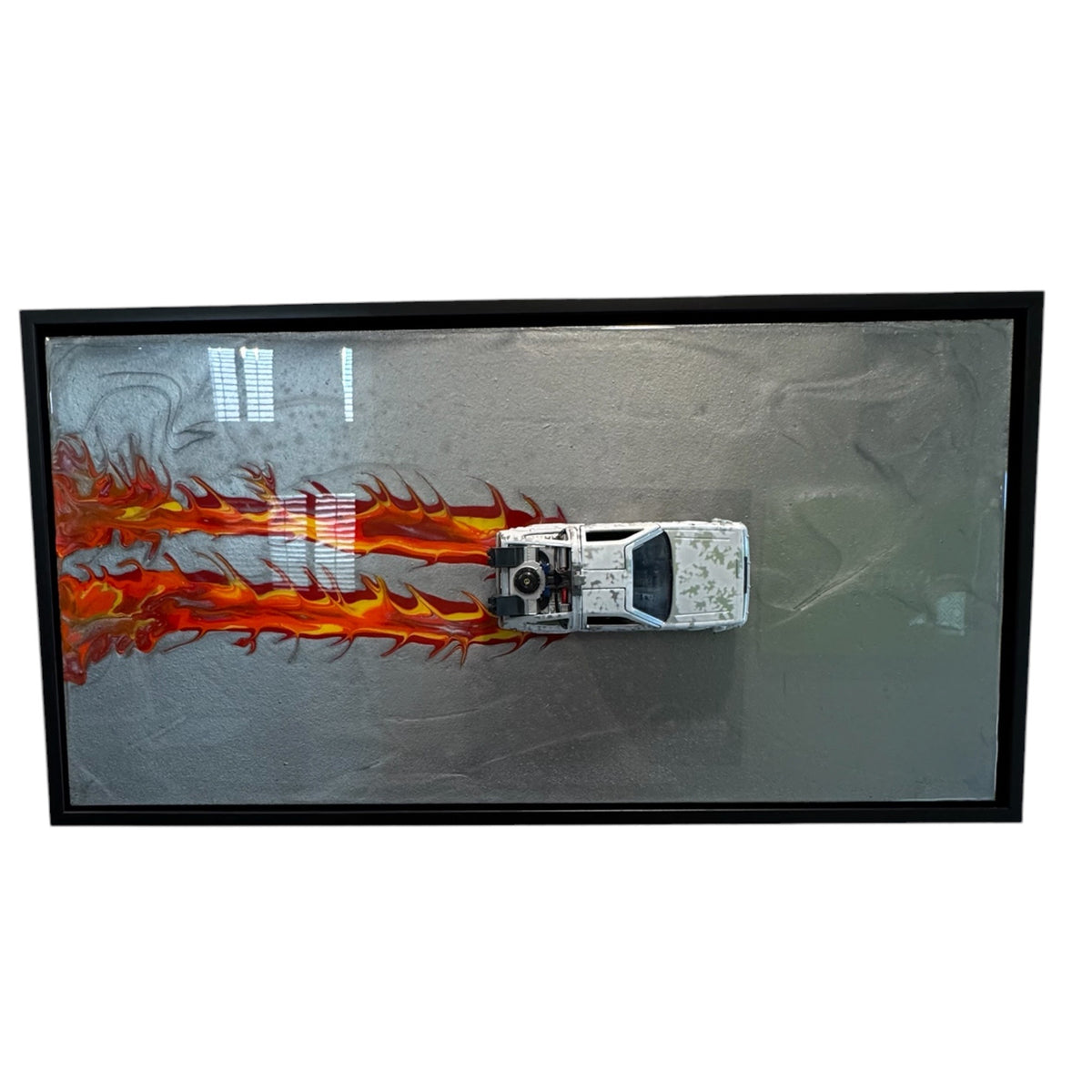 Back II The Future Framed Resin Wall Art