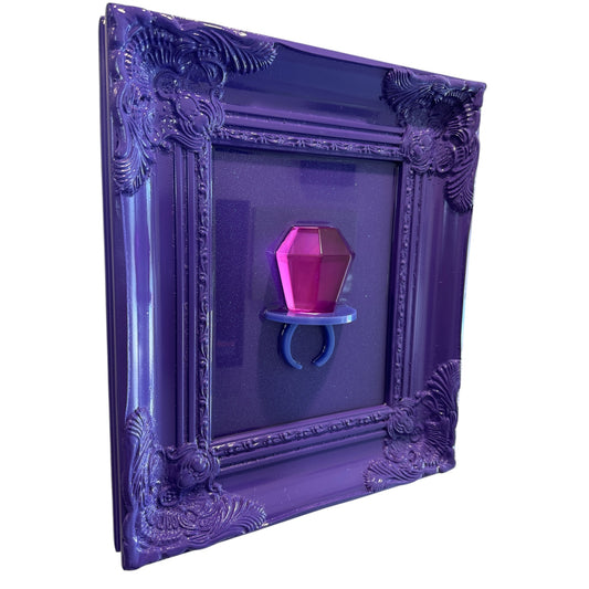 MONOCHROME MUSE — Royal Purple Jumbo Ring Pop