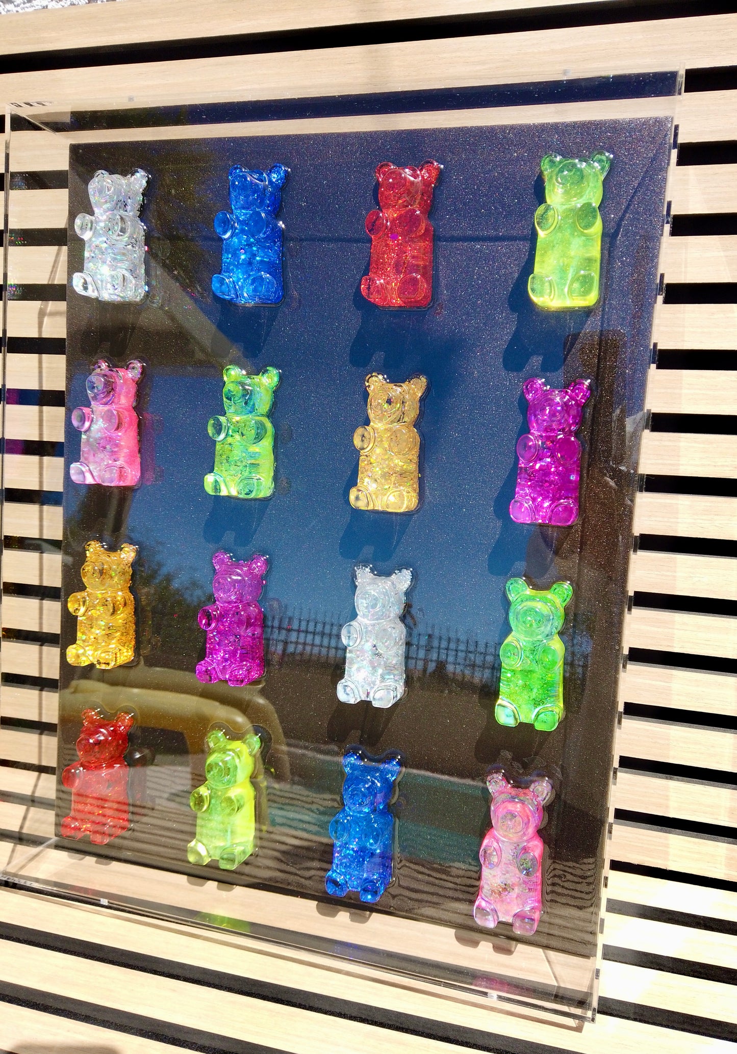 Sparkle Bears In Shadow Box