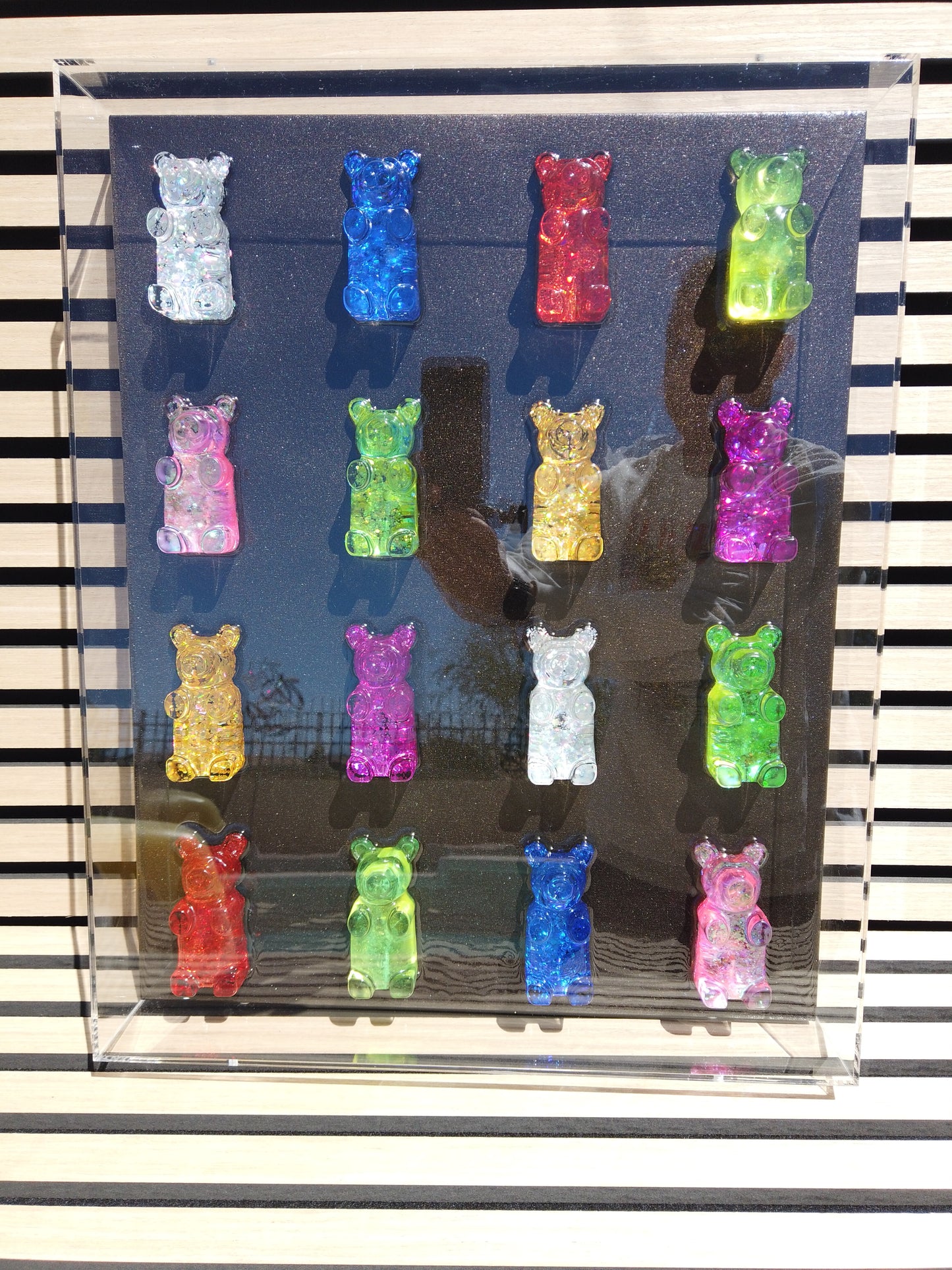Sparkle Bears In Shadow Box