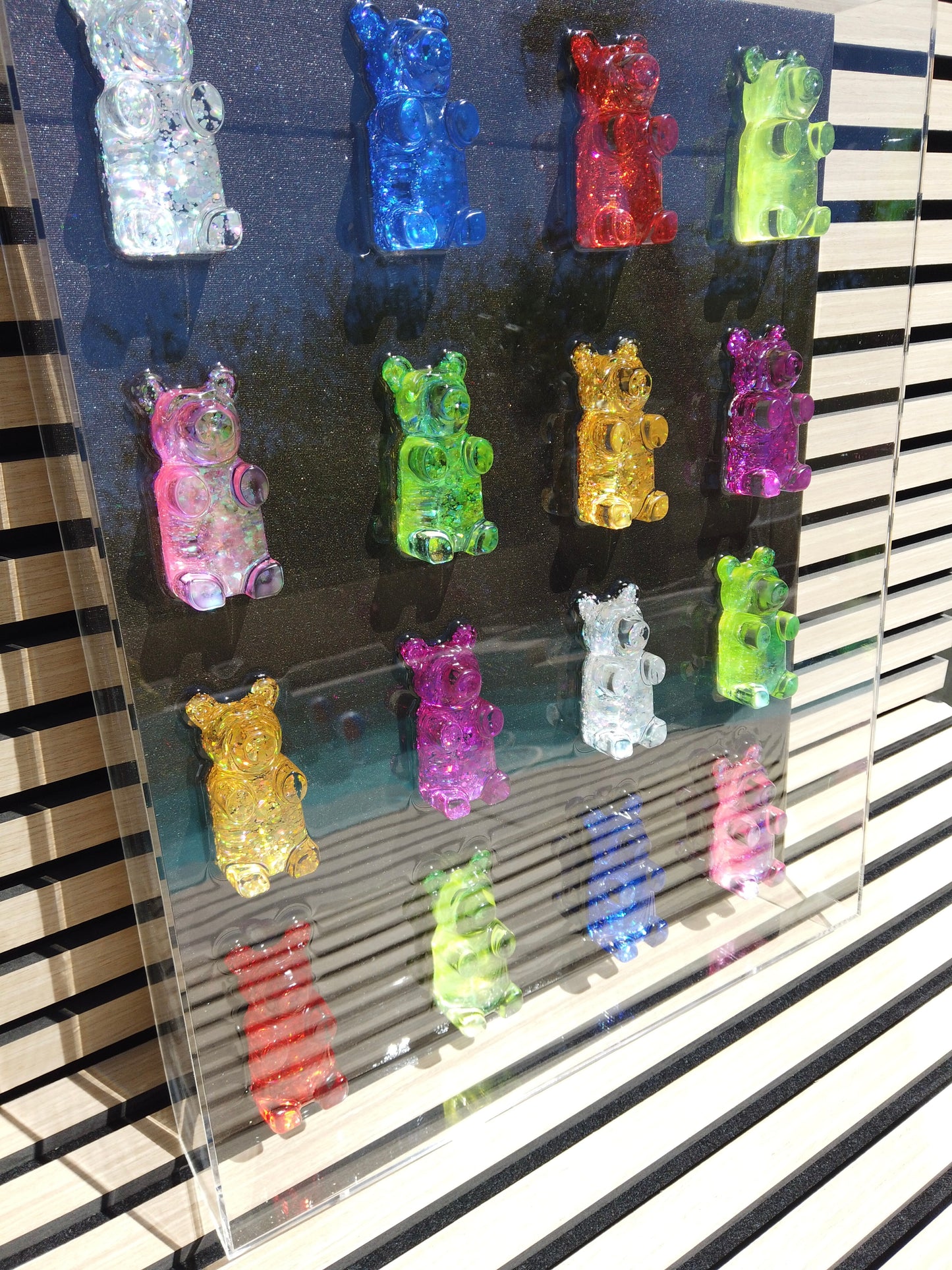 Sparkle Bears In Shadow Box