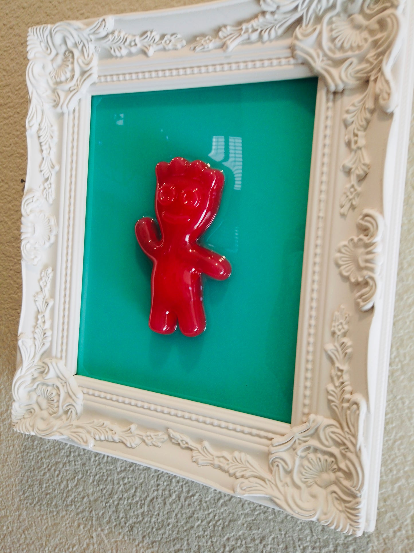 Pop Art Sour Patch Kid Resin Wall Art | 12x14 | Framed