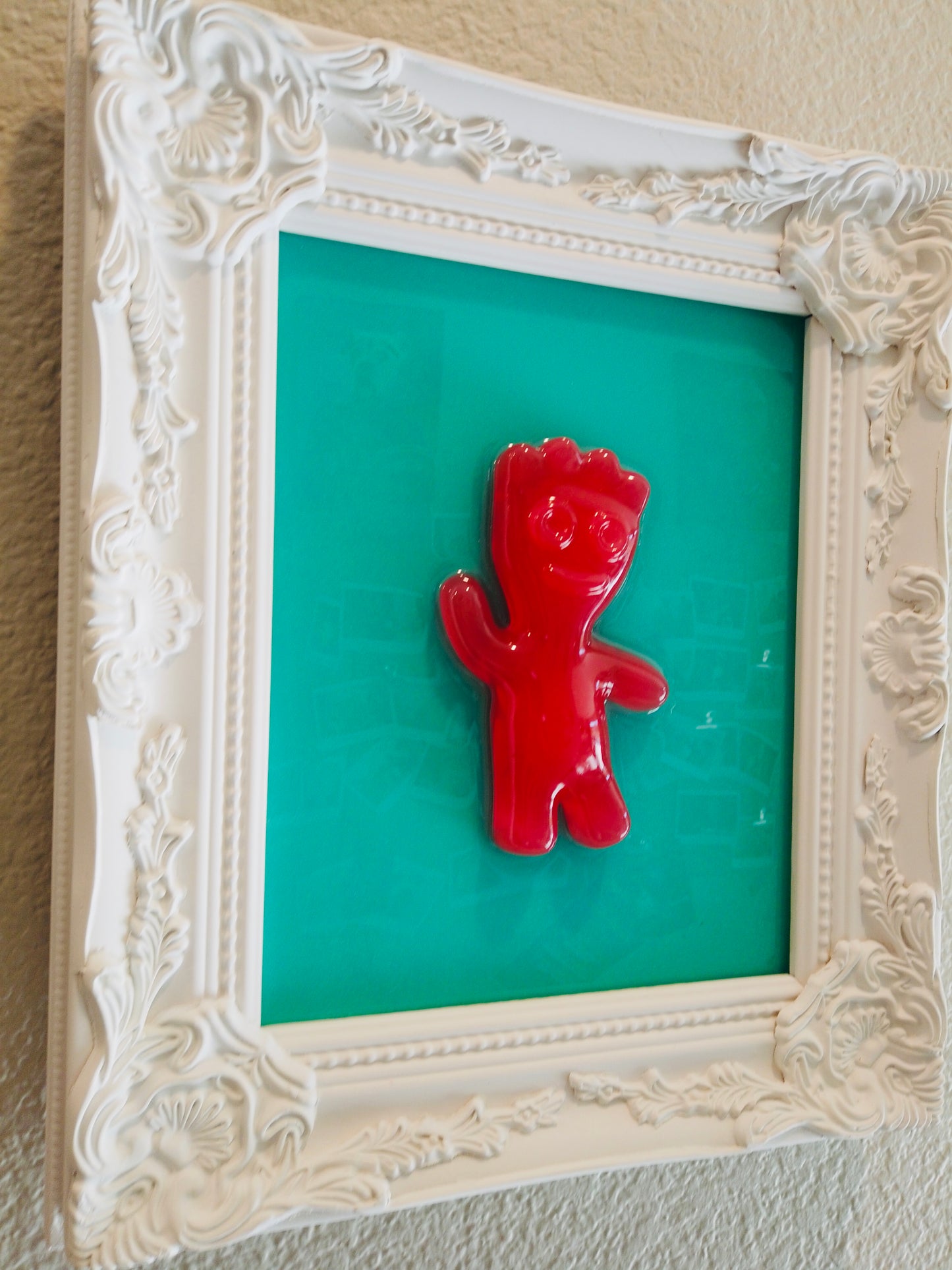 Pop Art Sour Patch Kid Resin Wall Art | 12x14 | Framed