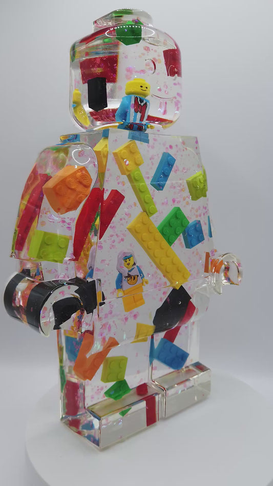 Building Blocks Glitter Robot *Click to Inquire